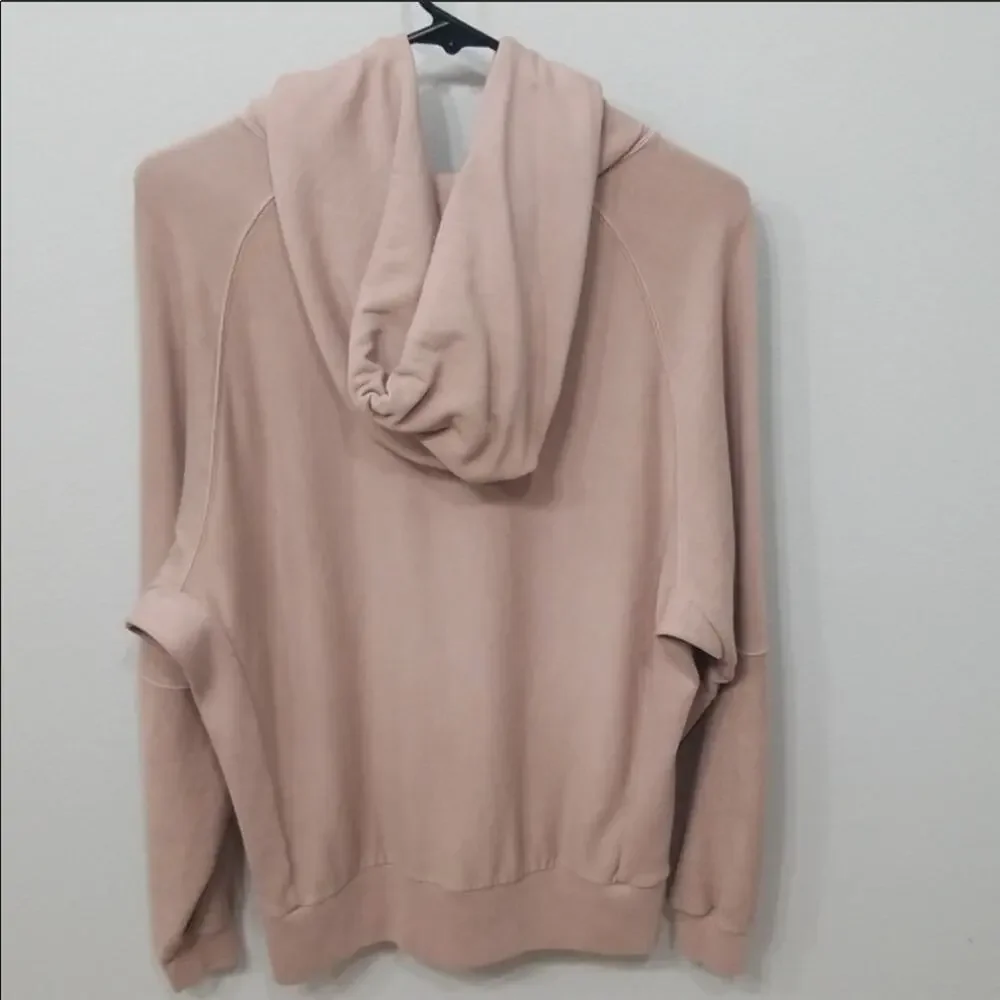 FREE PEOPLE MOVEMENT Womens Hawking Sweatshirt Hoodie in Taupe Pink Size XS